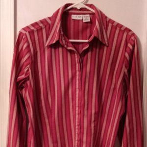 Pre-Owned Women’s JG Hook Pink Striped Shirt (Sz 10)